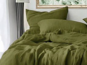 Muszlin ágynemű MOELLIN világos olíva Ágyneműhuzat mérete: 70 x 90 cm | 140 x 200 cm