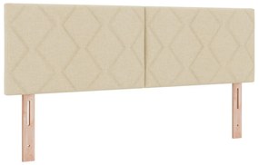 Fejtámla Gyémánt Blokkok Dizájn Krém 140 cm Textil