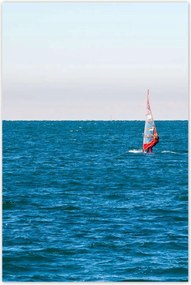 Poszterek 80x120 Windsurfer trieste tenger