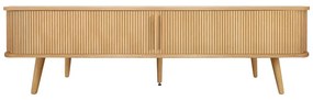 Natúr színű TV-állvány tölgyfa dekorral 178x50x40 cm Rove – Woodman
