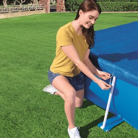 Bestway Medence takaró fólia 259 x 170 cm - Fémvázas szögletes medencéhez