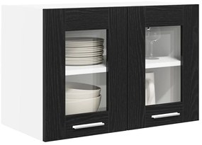 Függő szekrény Riga 2 pcs Fekete tölgy 60 x 31 x 40 cm Faanyag