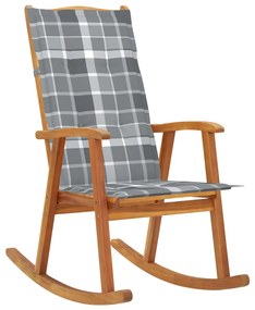 Tömör akácfa hintaszék párnákkal