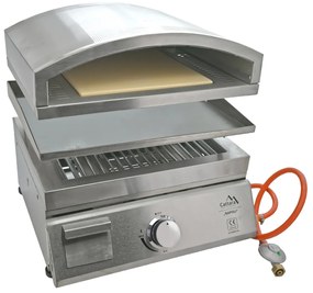 Cattara 14101 gázgrill asztali pizzasütővel Napoli