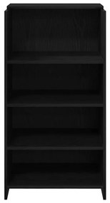 recepciós pult fekete 55x50x103,5 cm szerelt fa