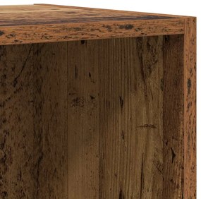 TV Szekrény Szett 2 pcs Öreg fa 37 x 37 x 142.5 cm Faanyag