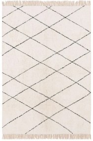 Mosható pamut szőnyeg Naomi Cream 120x170 cm