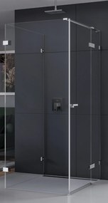 New Trendy Eventa zuhanykabin 80x80 cm négyzet króm fényes/átlátszó üveg EXK-4596