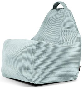 Mentazöld kordbársony babzsákfotel Play Amuse – SLOWDOWN