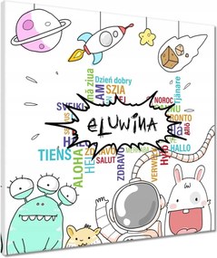 Vászonkép 50x50 Eluwina Üdvözlet