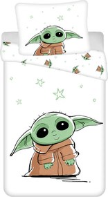 Star Wars Baby Yoda ágyneműhuzat 140x200 cm, 70x90 cm