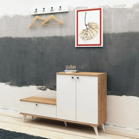 Evva White and Oak előszoba szett