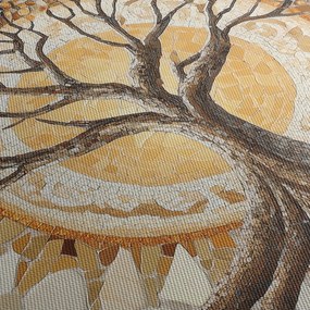 Kép – Arany életfa mozaikban (70x50 cm)
