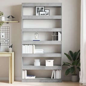 Könyvespolc Szürke Szerelt fa 100 x 30 x 198 cm Könyvespolc
