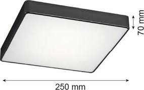 Argon ONTARIOED 3575 Süllyesztett mennyezeti lámpa 1x18,5W/LED 3000K 1950LM IP20