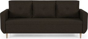 DORIS Háromszemélyes kinyitható kanapé Barna