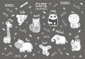 Fotótapéta Tapéta Állatok Gyerekeknek 312 x 219