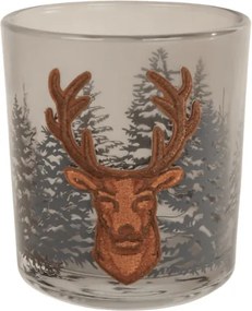 Mécsestartó teagyertyához FOREST DEER 8 cm