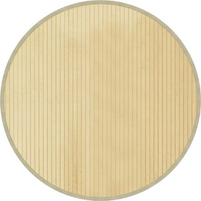 vidaXL kerek világos természetes bambusz szőnyeg 80 cm