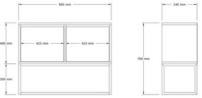 Zermat Travertine szekrény