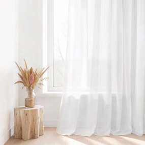 Goldea függöny – finom hálós, fehér 300 cm