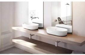 Bathco 4037 - Ráépíthető mosdó TOULOUSE 59x41,5 cm porcelán/fehér