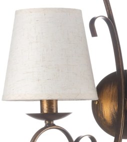 ONLI - Fali lámpa POMPEI 2xE14/6W/230V bronz