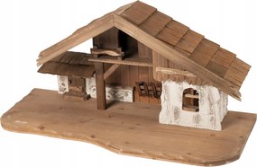 Karácsonyi betlehem 100x40x36cm 13-18cm-es fügéhez