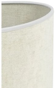 Duolla - Asztali lámpa OVAL 1xE27/15W/230V átm. 30 cm szürke