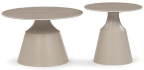 Dohányzóasztal 70×70 cm, Kerámia, Travertin. CT-F4152 TRV