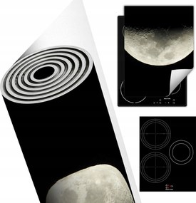 Tűzhelyvédő Szőnyeg Asztali Dekoráció 40x52 fekete hold