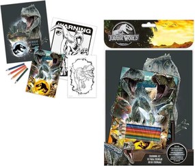 Jurassic World Raptor Rage színező szett