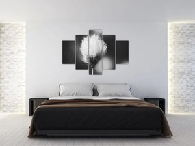 Kép - Fekete-fehér pamutfű (150x105 cm)