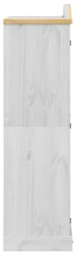 fehér Corona tömör fenyőfa ruhásszekrény 102 x 52 x 186 cm