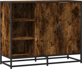 vidaXL sonoma tölgy színű szerelt fa tálalószekrény 92 x 35 x 76 cm