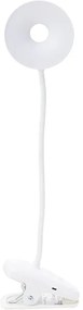Philips DONUTCLIP LED/3W/5V 1200 mAh állítható fehér csíptetős lámpa