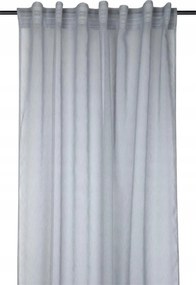 Kész függöny Derby 140x260 világosszürke átlátszó fátyol vállpánt ablakra