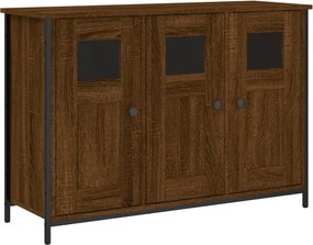 vidaXL barna tölgy színű szerelt fa tálalószekrény 100 x 35 x 70 cm