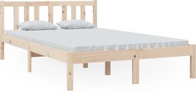 vidaXL tömör fa ágykeret matrac nélkül 120 x 200 cm