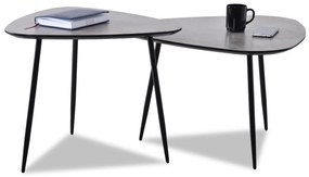 Dohányzóasztal Rossi Zest Xl (beton + fekete). 1111853