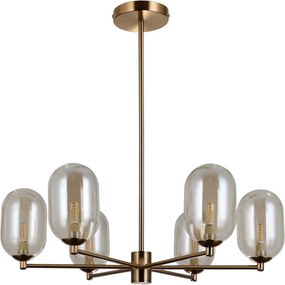 Italux PERANO PND-4215-6-HBR Függőlámpa 6x5W/G9 IP20