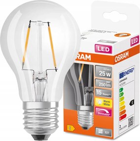 Led izzó E27 A60 2W 25W 2700K Tompítható Osram