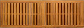 vidaXL Kerti Tároló Doboz 185 L Tömör Akácfa 150 x 50 x 56 cm Bézs