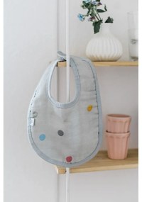 Dots szürke muszlin előke - Kindsgut