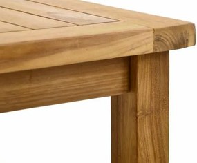 Kerti asztal DIVERO 50 cm - teak fa