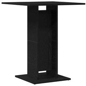 fekete tölgy szerelt fa bisztróasztal 60x60x75 cm