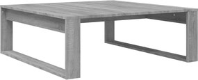 vidaXL szürke sonoma színű szerelt fa dohányzóasztal 100 x 100 x 35 cm