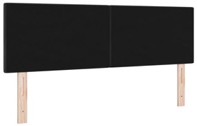 Fejtámla Gombos Tűzött Fekete 160 cm Velúr