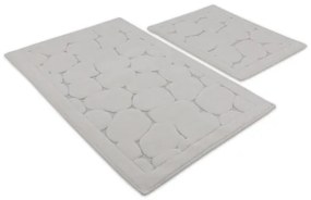 KÉSZLET 2x Fürdőszoba szőnyeg LINO 60/100 cm bézs