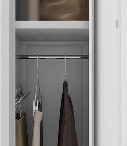 Fém BHP munkaszekrény szürke: KACPER II 1 Plus